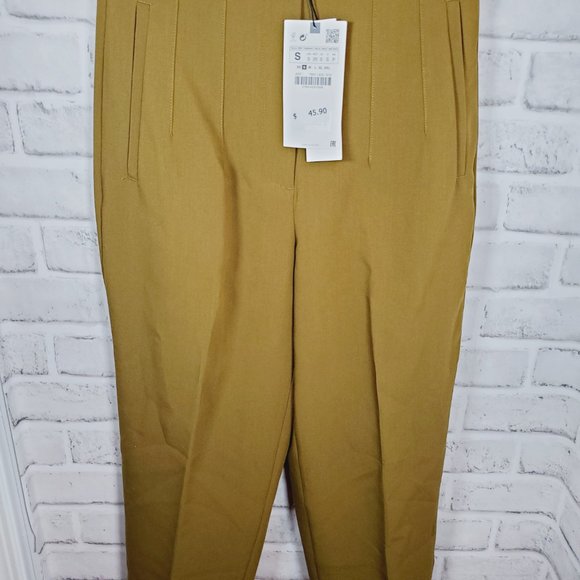 zara nwt high waisted pants size small 7901 / 432 - Picture 3 of 6